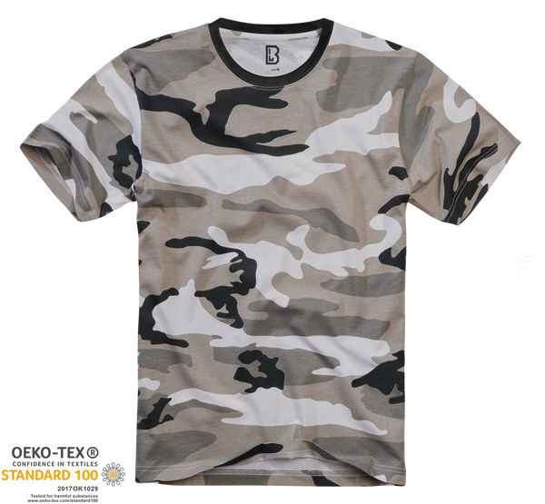 Vaalea camo t-paita